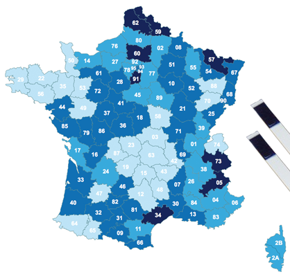 Test de dureté de l'eau, tester le taux de calcaire